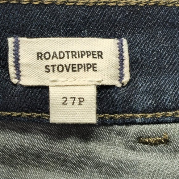Madewell Roadtripper Stovepipe Jeans Women's Size 27 Petite Blue Stretch Denim - Picture 7 of 13
